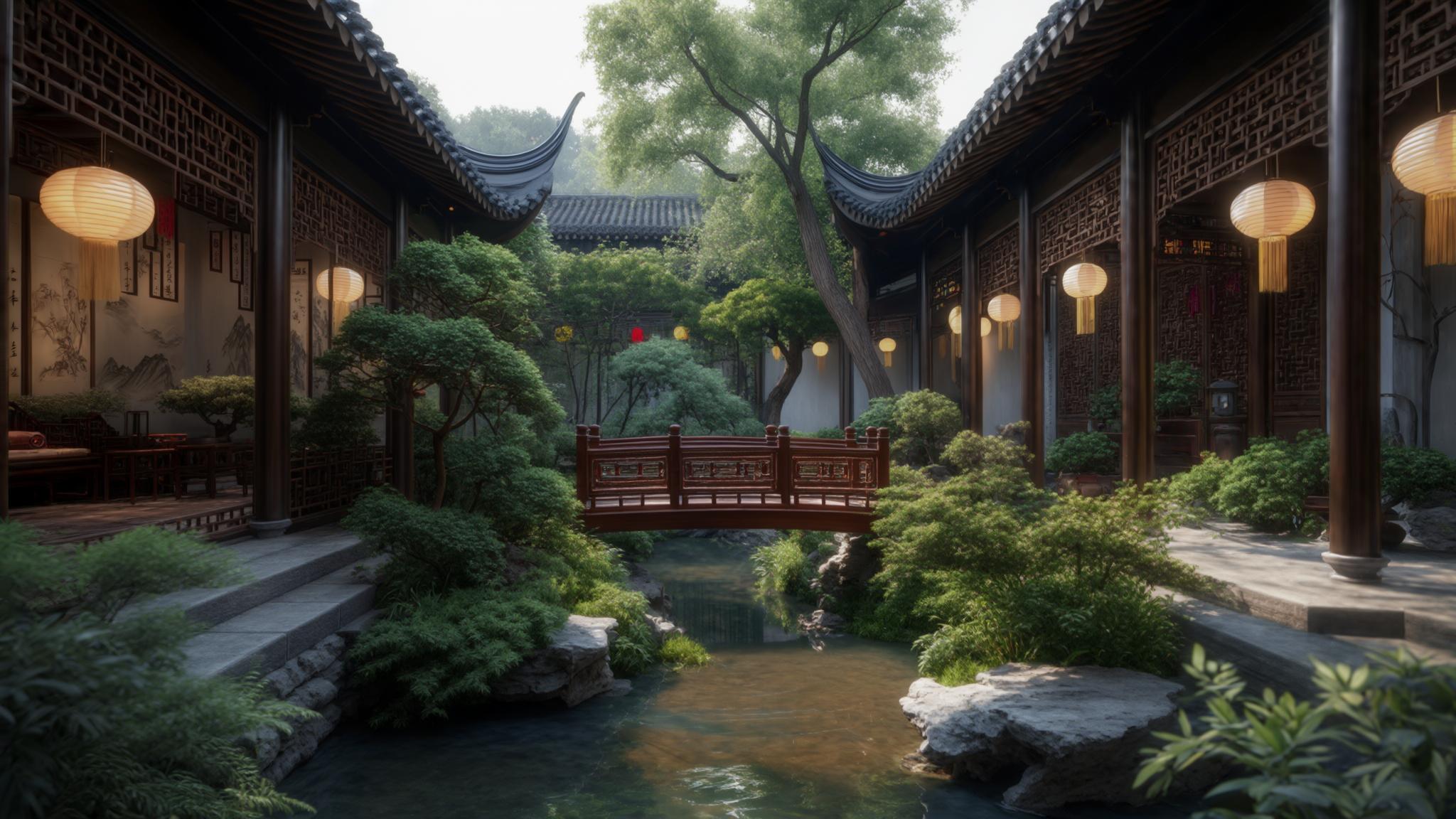 traditional Chinese courtyard and garden design inspiring home decor ideas
