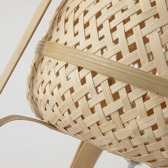 "Lunaris" Bamboo Floor Lamp