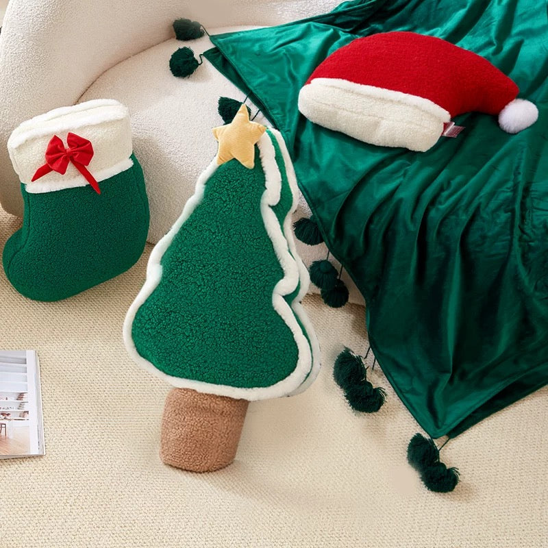 christmas, cushions, home decor