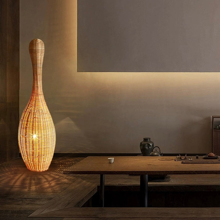 "Eclat" Bamboo Floor Lamp