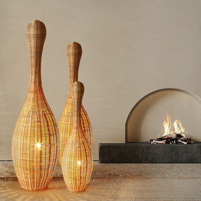 "Astra" Bamboo Floor Lamp