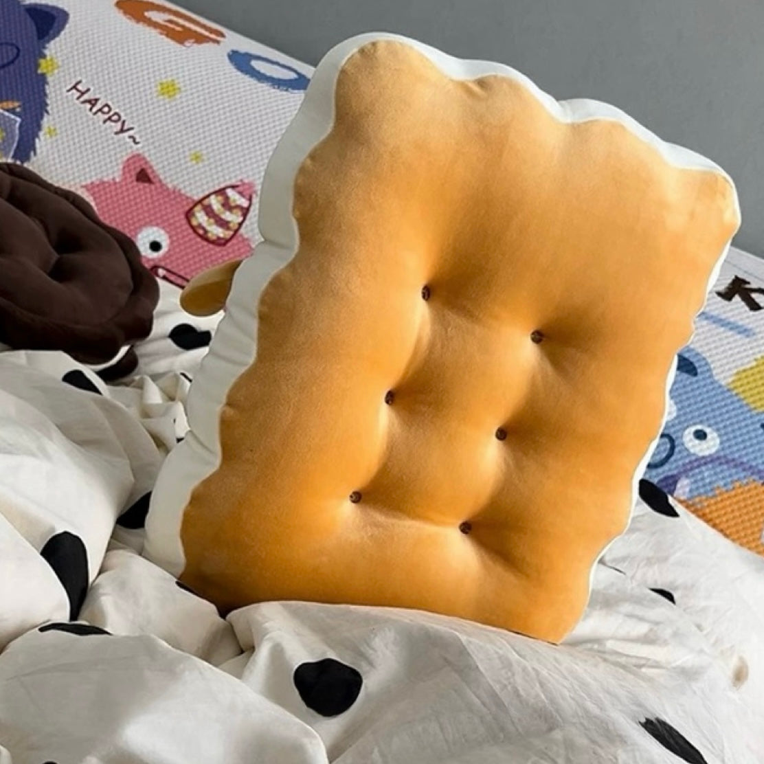 Biscuits Style Cushion, Fun & Cozy Home Decor