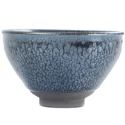 Blue JianZhan Tenmoku Ceramic Teacup, Elegant and Traditional Teaware