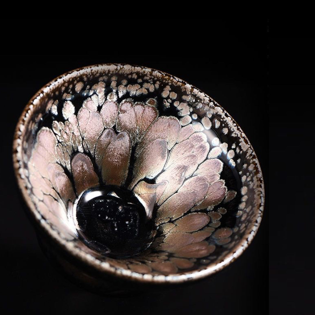 Brown JianZhan Tenmoku Tea Cup, Ceramic Art 