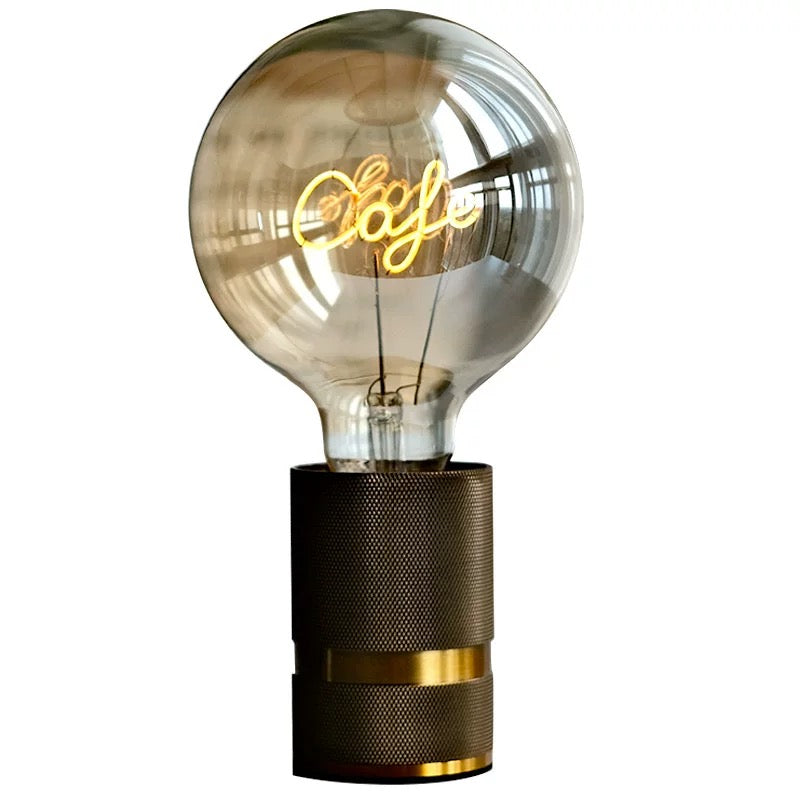 Cafe Lightbulb Style Table Lamp