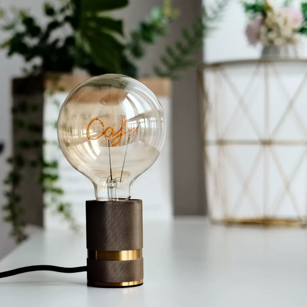 Cafe Lightbulb Style Table Lamp