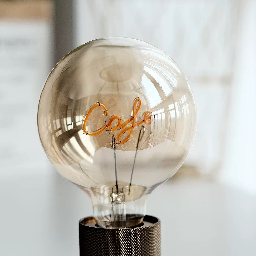 Cafe Lightbulb Style Table Lamp 