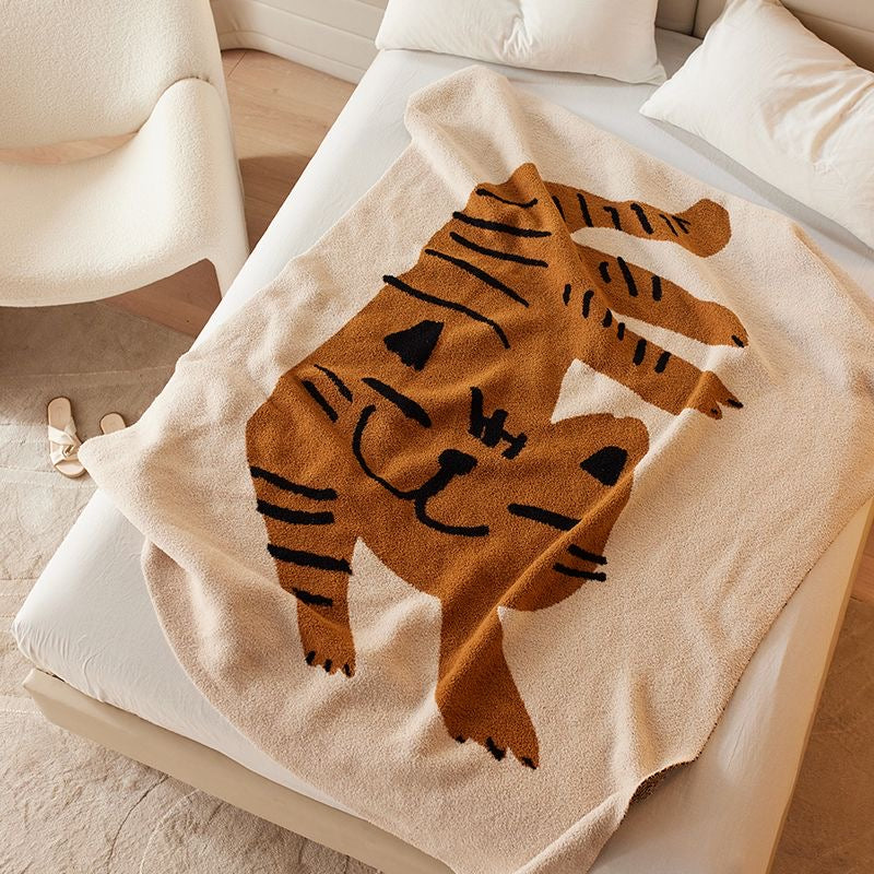 Cat Pattern Throw Blanket, Cozy & Stylish Home Decor