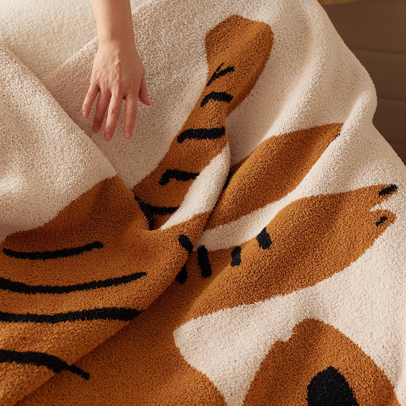 Cat Pattern Throw Blanket, Cozy & Stylish Home Decor