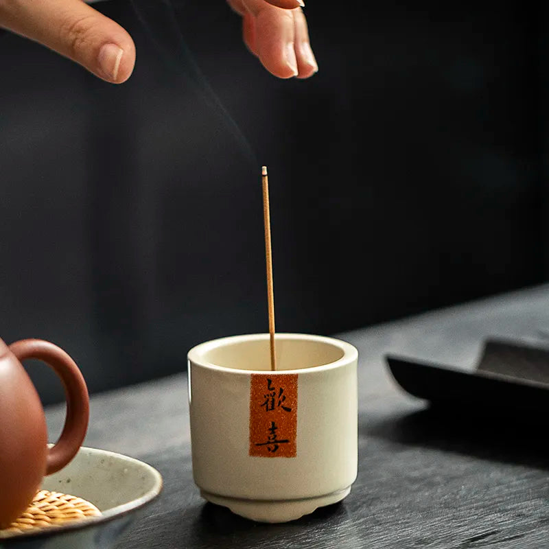 Ceramic Incense Holder, Traditional Incense Accessory