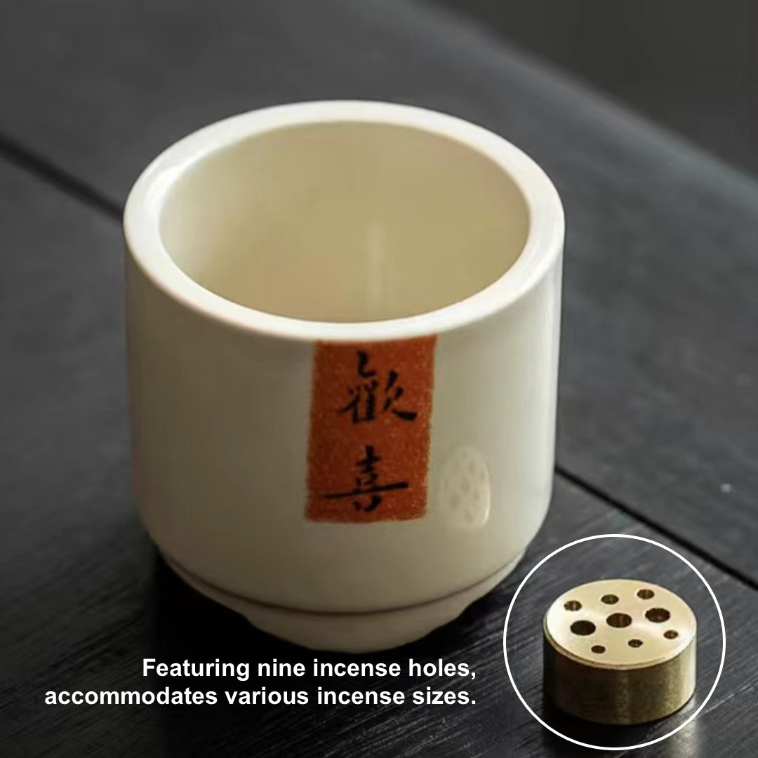 Ceramic Incense Holder, Traditional Incense Accessory