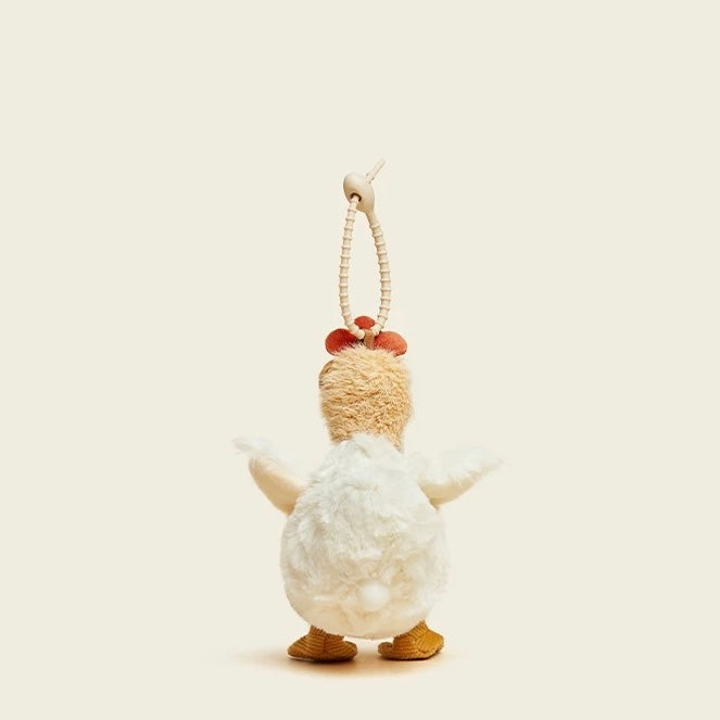 Chicken Plush Keychain, Fun & Cute Accessory