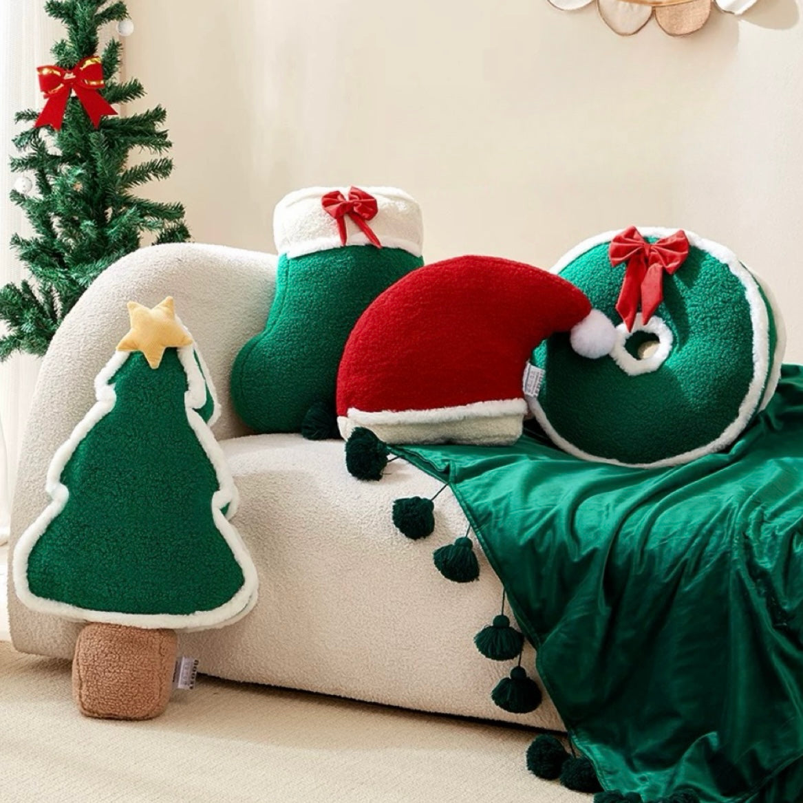 Christmas Cushions Set, Festive and Cozy Home Decor