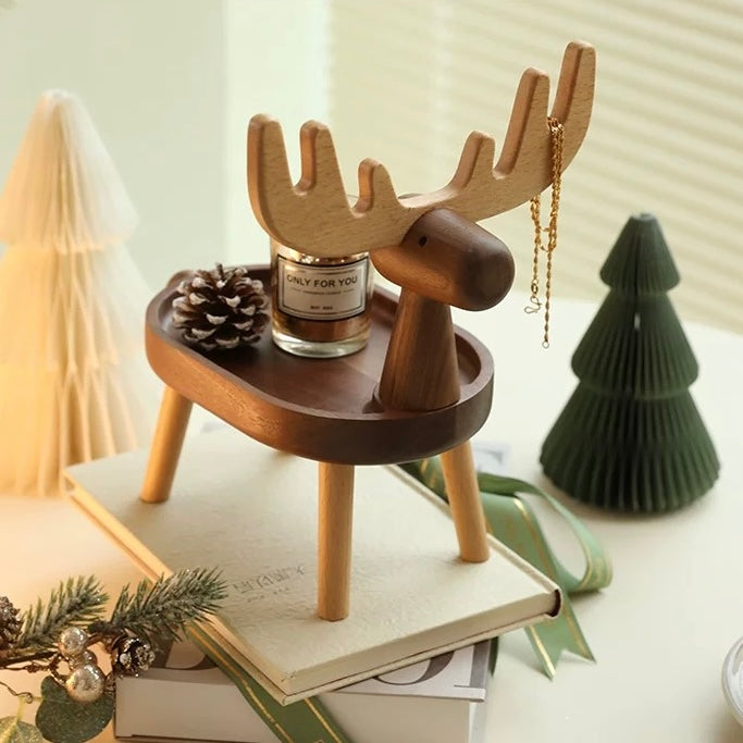 Christmas Reindeer Decorative Key Holder, Festive and Functional Decor