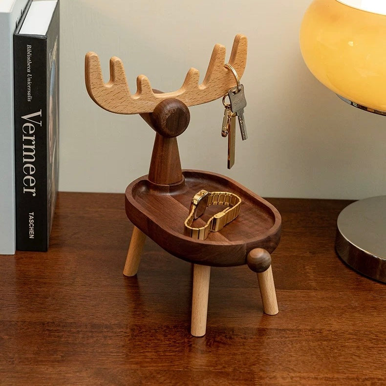 Christmas Reindeer Decorative Key Holder, Festive and Functional Decor