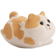 Handcrafted Corgi dog tea pet made from Yixing purple clay, ideal for tea ceremonies and traditional teaware collections.