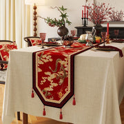 Dragon Pattern Table Runner, home decor, dinning set