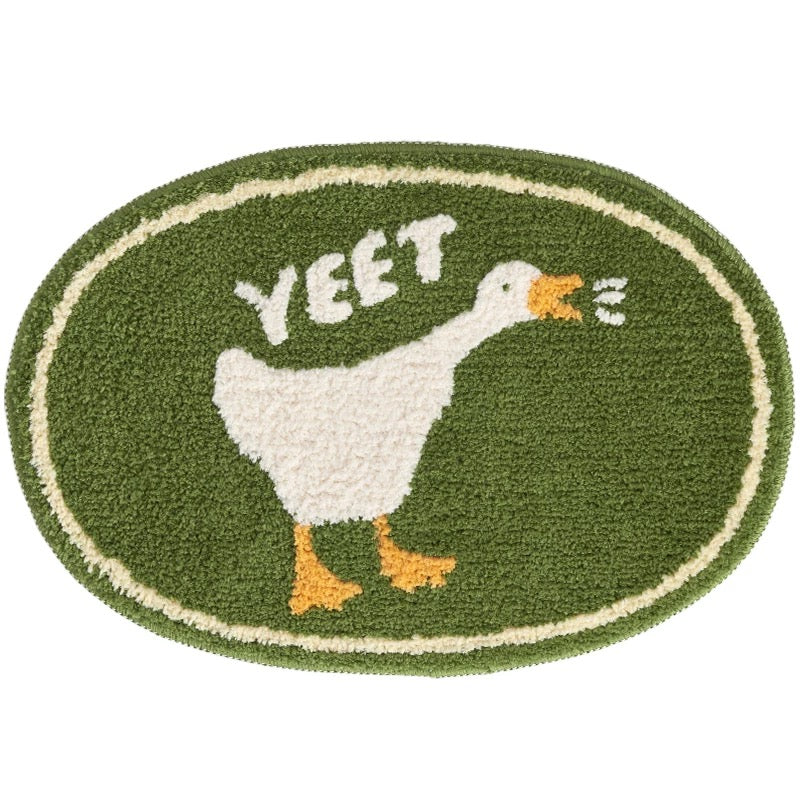 Duck Pattern Bath Mat, Fun & Cozy Bathroom Decor 