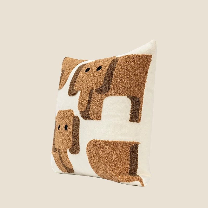 Elephant Pattern Cushion, Unique & Cozy Home Decor