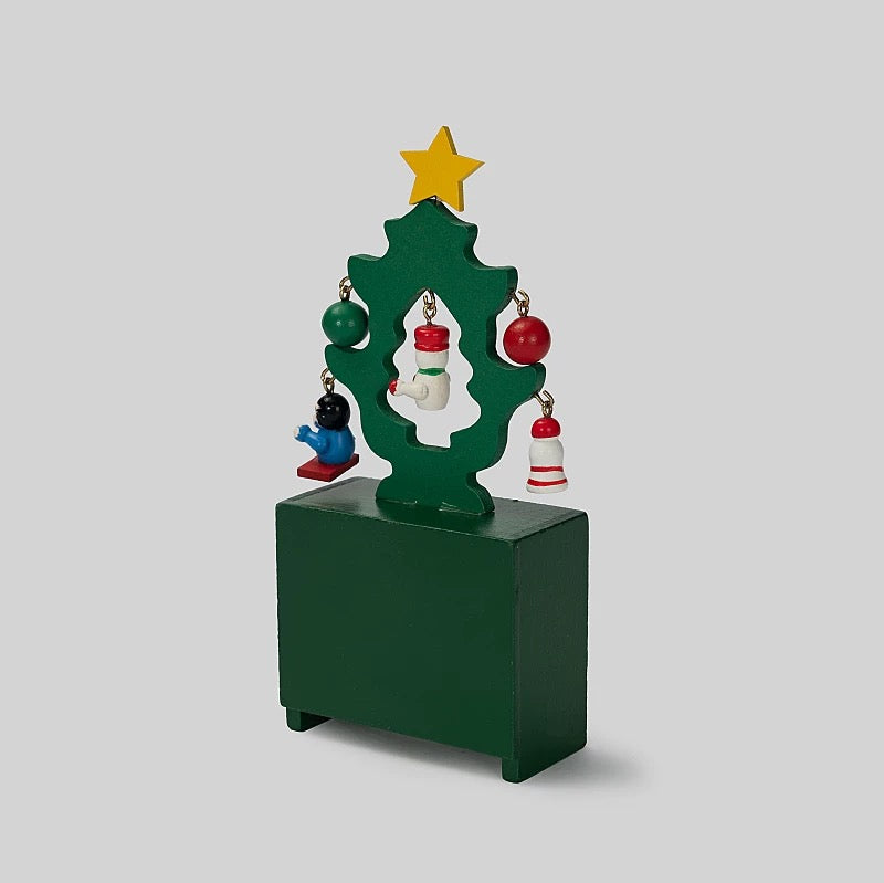 Green Christmas Tree Calendar, Festive Holiday Countdown