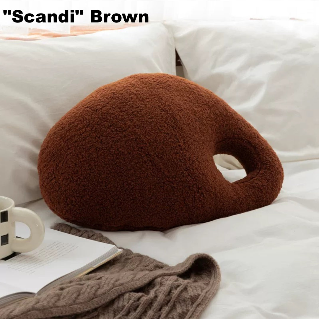 Maillard Style Brown Cushion and Throw Pillow, Cozy Home Decor