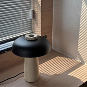 Minimalist Black White Table Lamp, Elegant & Modern Lighting