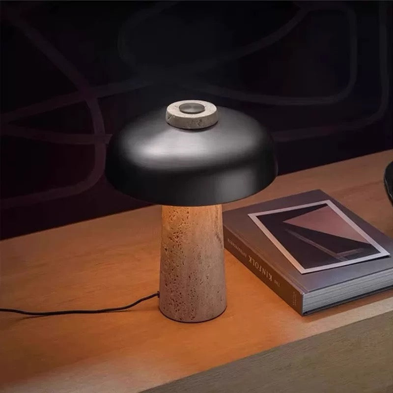 Minimalist Black White Table Lamp, Elegant & Modern Lighting