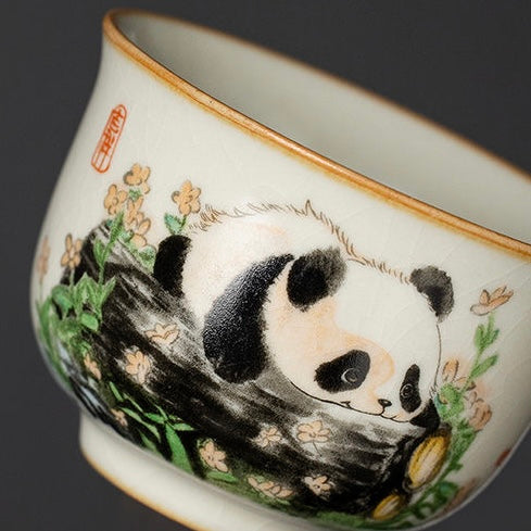 Panda Tea Cup, Cute & Unique Ceramic Tea Ware