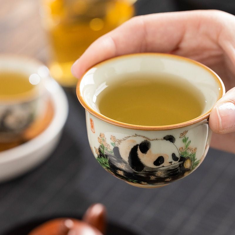 Panda Tea Cup, Cute & Unique Ceramic Tea Ware