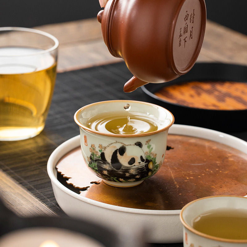 Panda Tea Cup with tea set, Cute & Unique Ceramic Tea Ware
