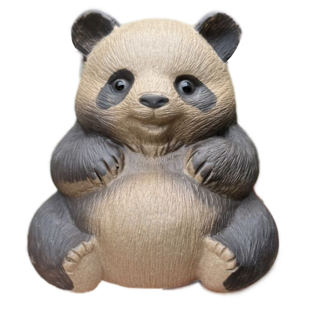 Panda Yixing Tea Pet. A cute and unique Panda-shaped Yixing tea pet, ideal for enhancing your tea ceremony and adding a touch of charm to your tea set.