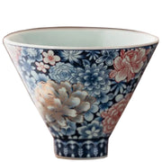 Petal traditional Chinese Ceramic Tea Cup, Elegant and Artistic Teaware