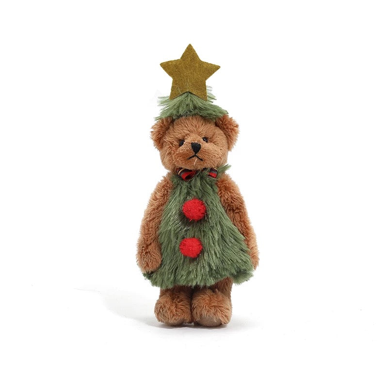 Plush Bear Keychain and Bag Charm, Cute and Cozy Stuffed Accessory 