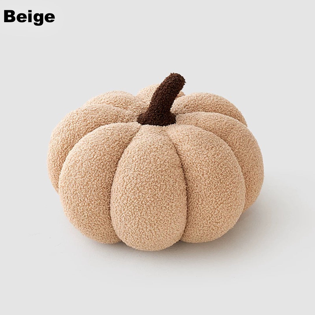 Pumpkin-Shaped Cushions Set, Cozy & Festive Home Décor, beige color
