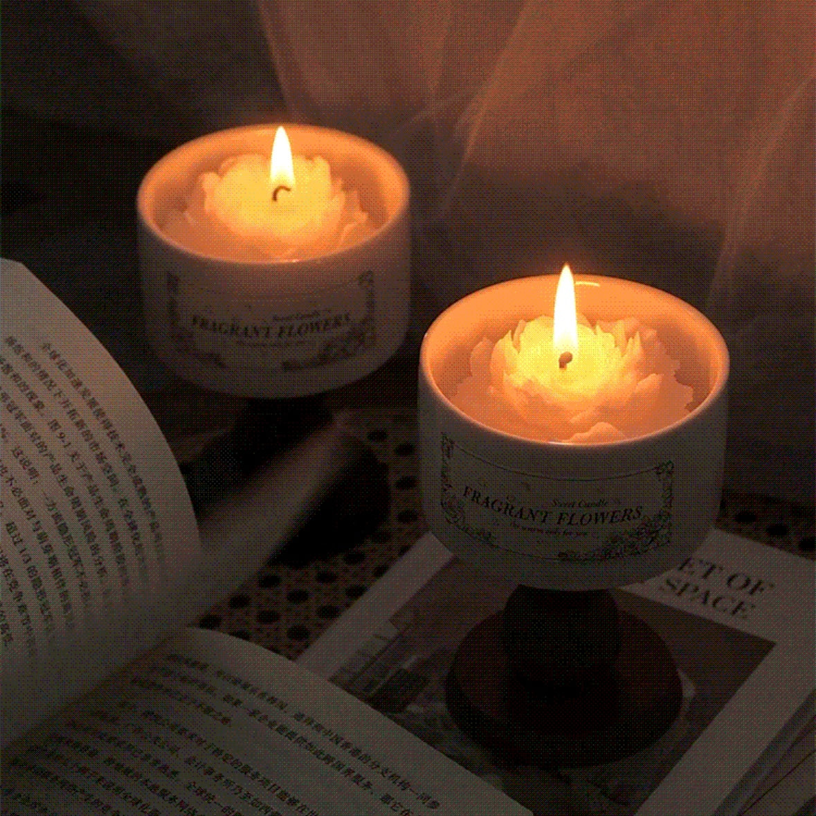 Rose Scented Candle