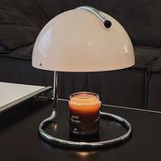 White Dome Candle Warmer Lamp, Minimalist & Elegant Design