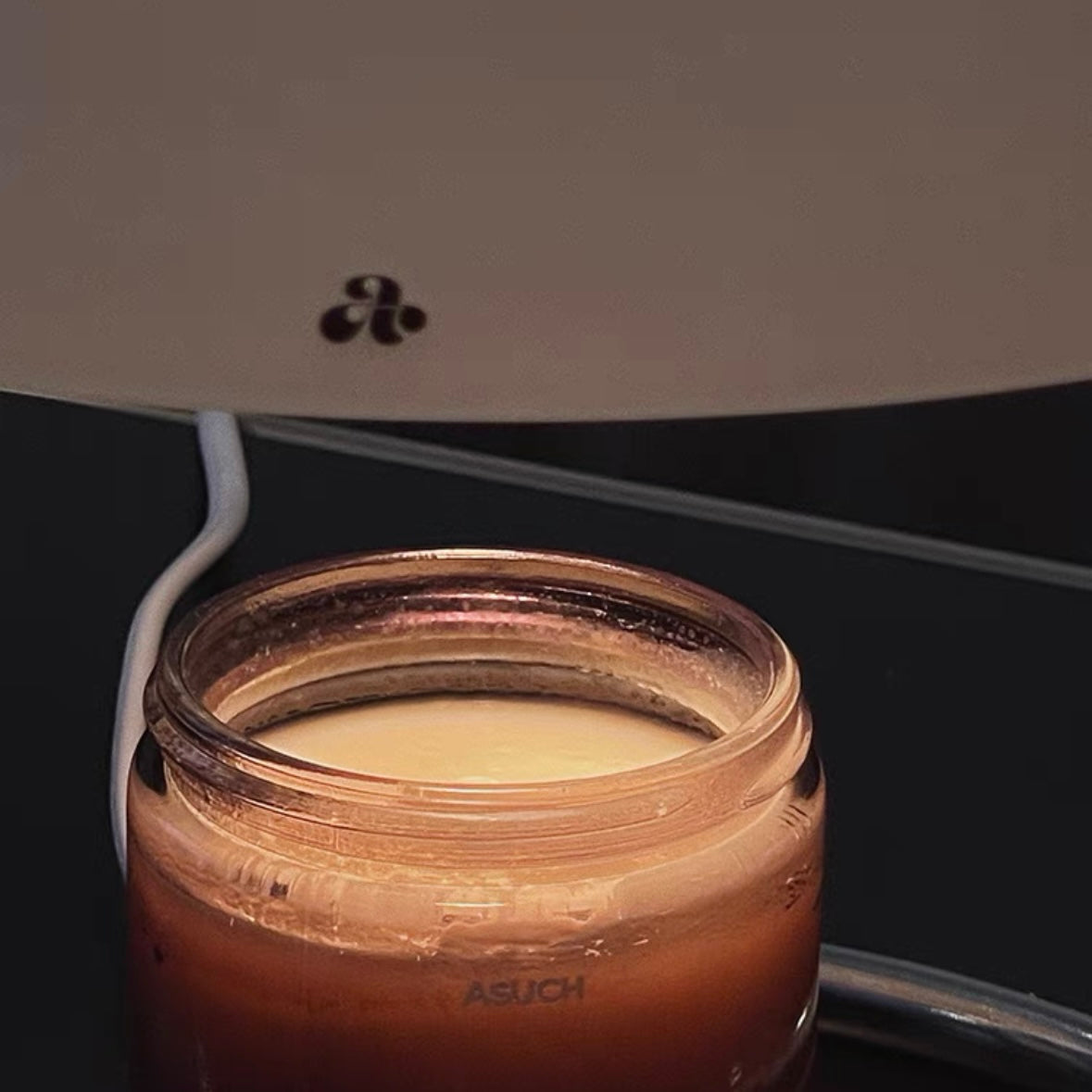 White Dome Candle Warmer Lamp, Minimalist & Elegant Design