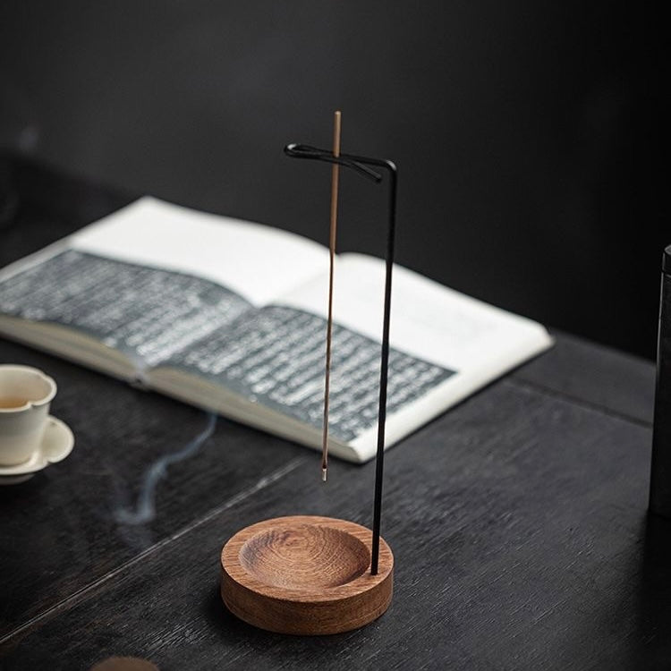 Wooden Incense Holder, Natural Aromatherapy Accessory