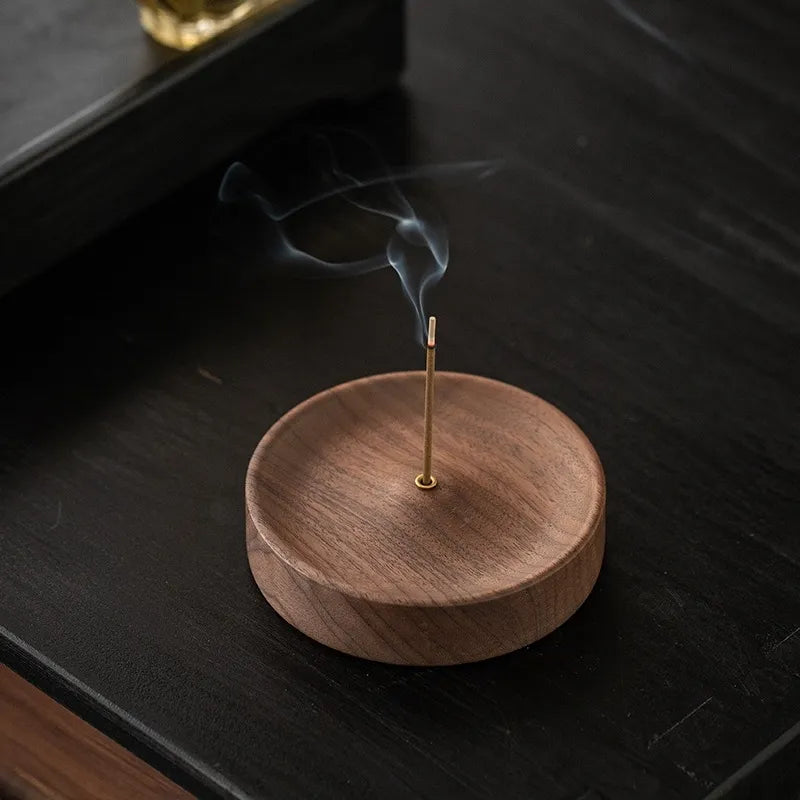 Wooden Incense Holder, Oriental chinese Natural Aromatherapy