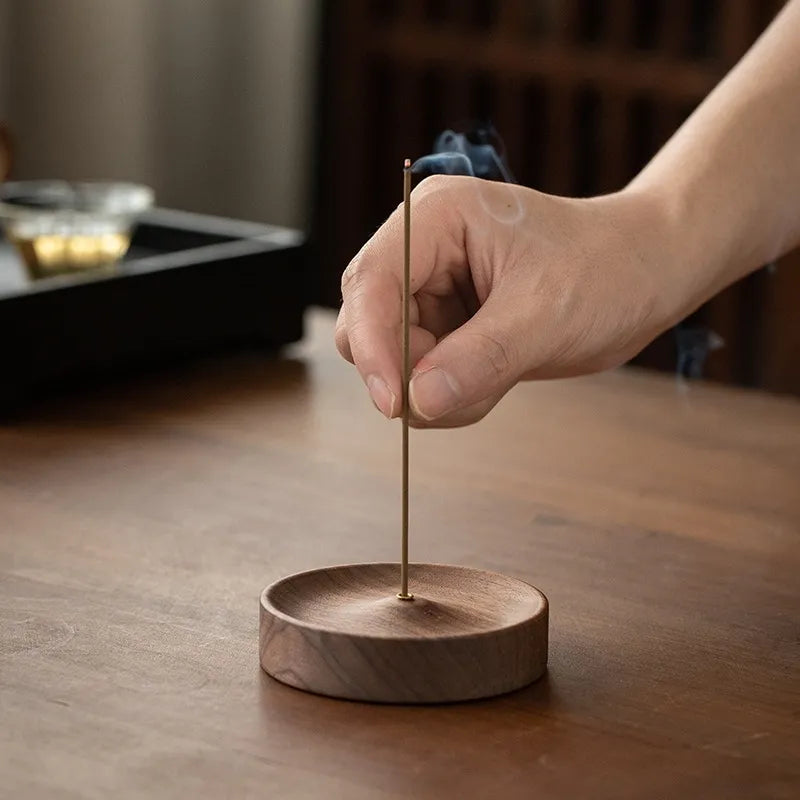 Wooden Incense Holder, Oriental chinese Natural Aromatherapy