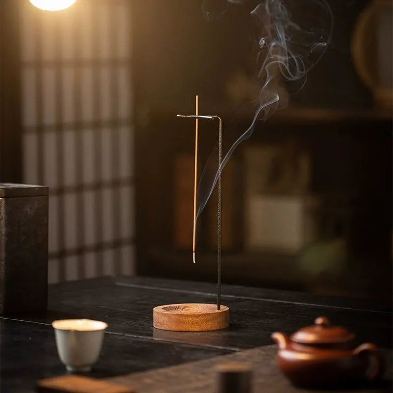 Wooden Incense Holder, Natural Aromatherapy Accessory
