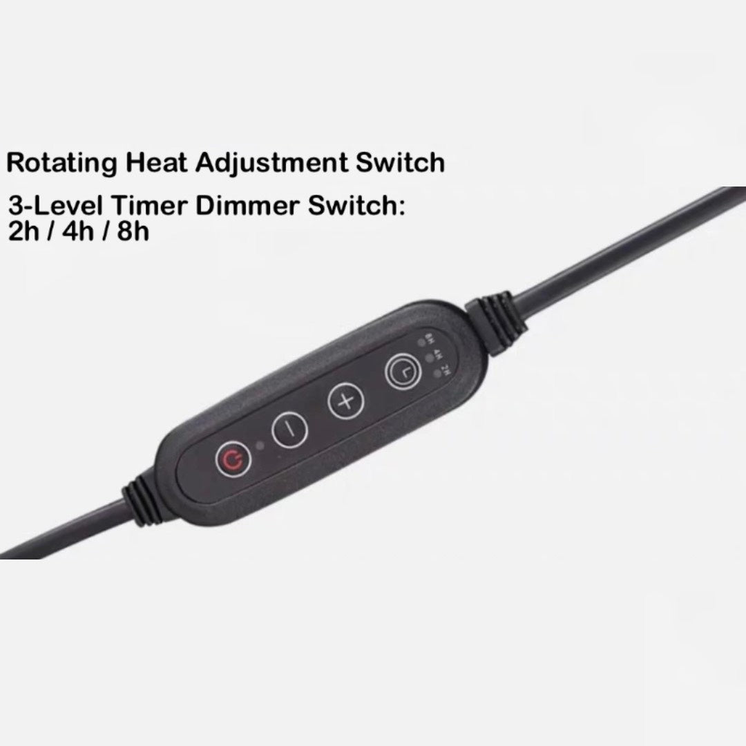 "Auralis" Adjustable Heat Candle Warmer Lamp with Timer