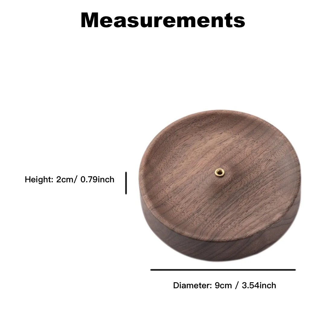 "Satori" Wooden Incense Holder